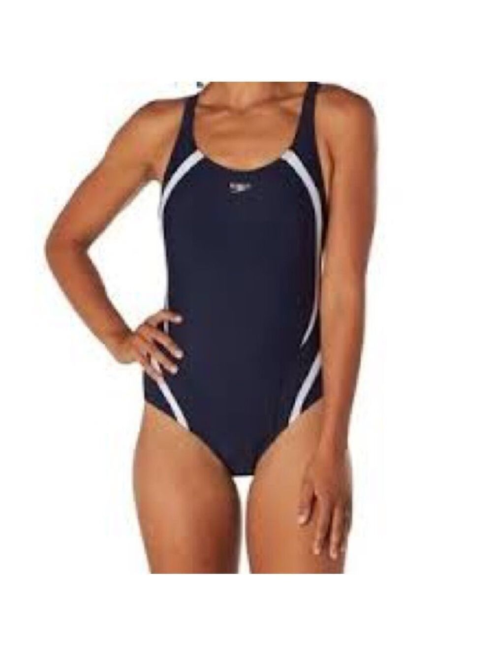 Women’s Speedo Fusion Splice One Piece Swimsuit Sz 14